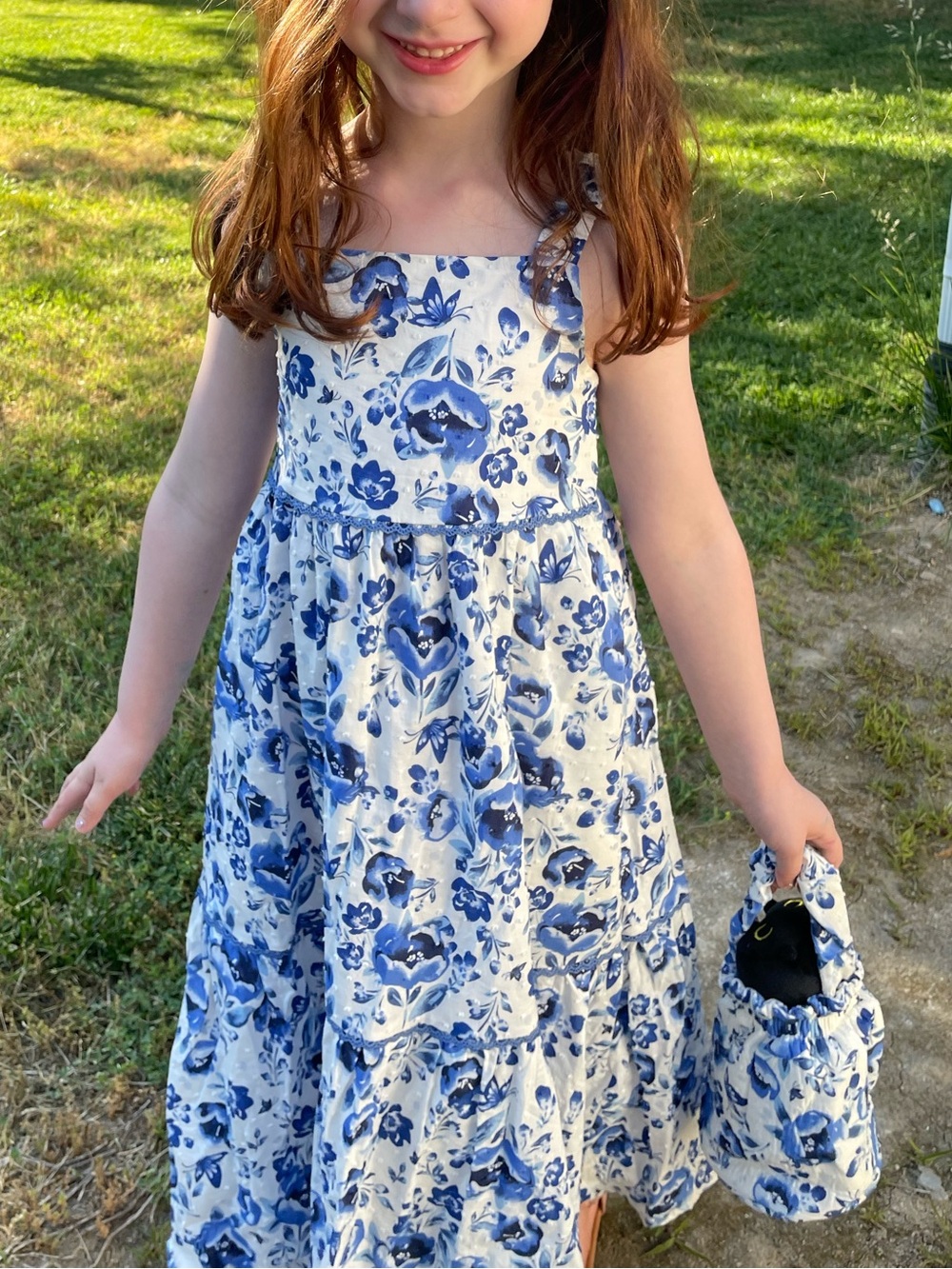 Isaac Mizrahi Tiered Dress with Purse Set